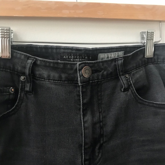 High wasted black skinny jeans - Picture 2 of 3